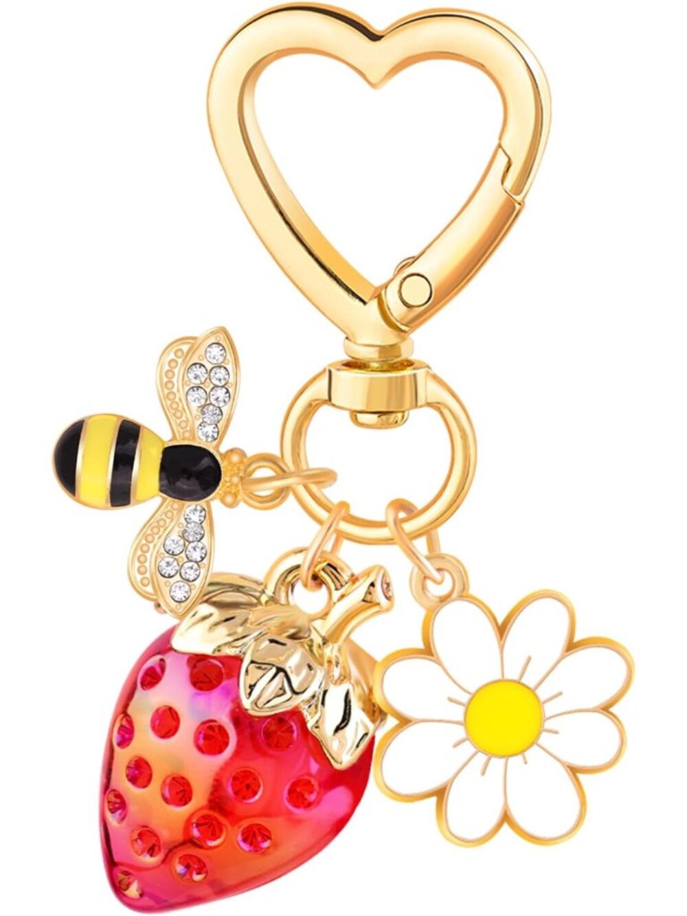 Cherry Bag Charm Cute Cherry Purse Charms Strawberry Keychain Best Gifts